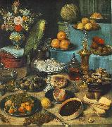 FLEGEL, Georg Still-life with Parrot fdg oil painting reproduction
